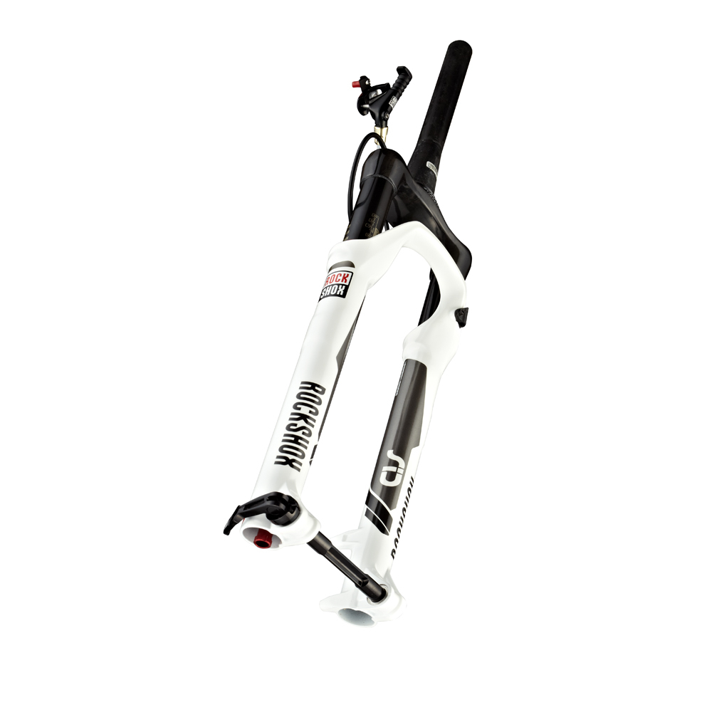 Furca Bicicleta Rockshox Sid Xx World Cup - 27 Inch, 100 Mm, Alb