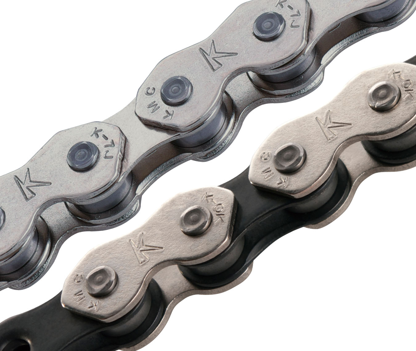 Lant Bicicleta BMX KMC K1 W, 1 Viteza, 1/2 x 1/8 Inch, Negru