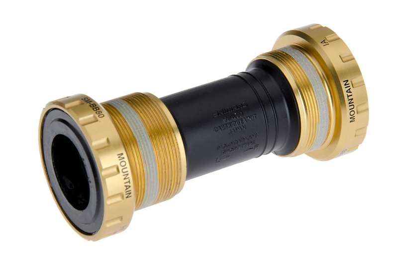 Monobloc Pedalier Shimano Saint, Hollowtech Ii Dh - L 68/73 Mm, Auriu