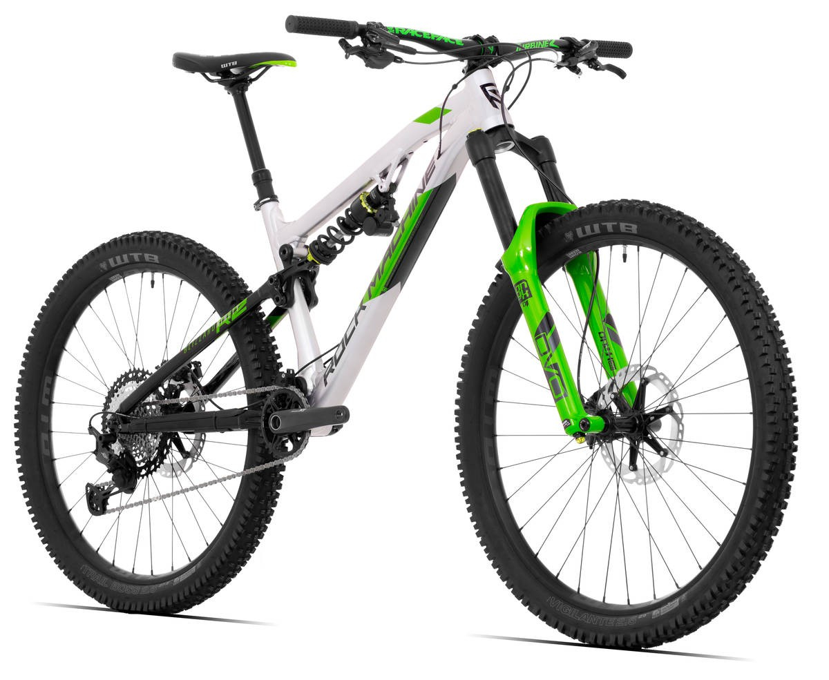 Bicicleta Rock Machine Blizzard 90-27 RZ DVO 27.5, argintiu/negru