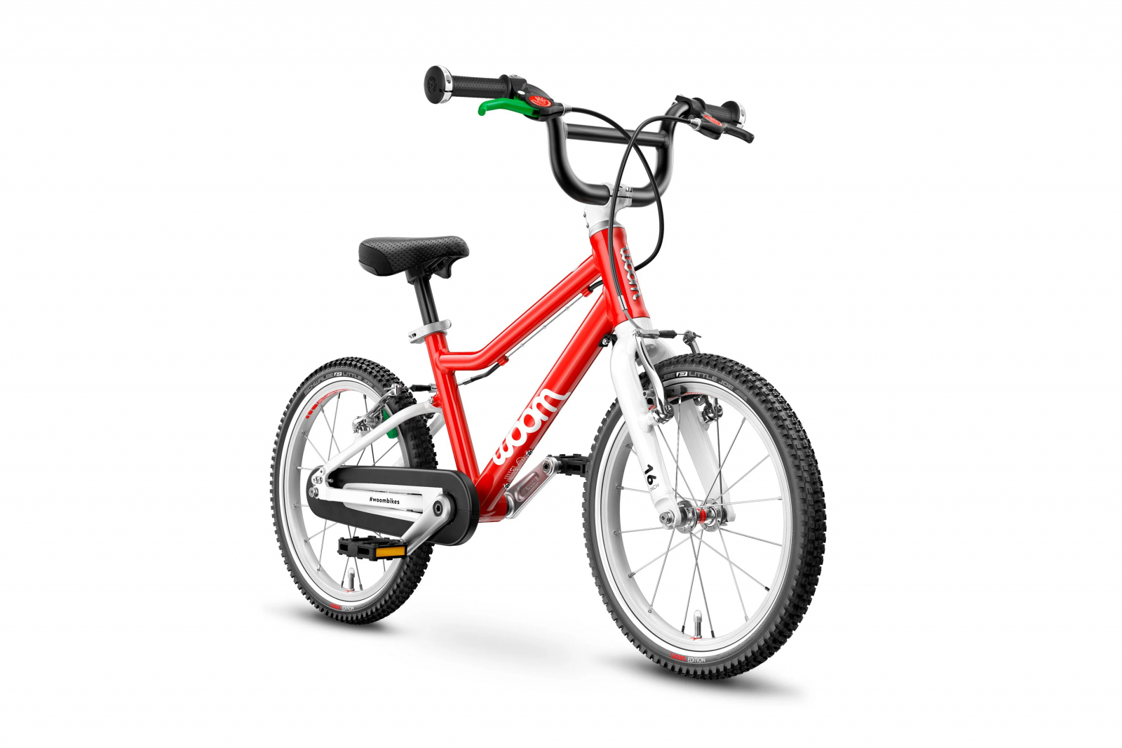 Bicicleta copii WOOM 3 - 16 Inch, Rosu