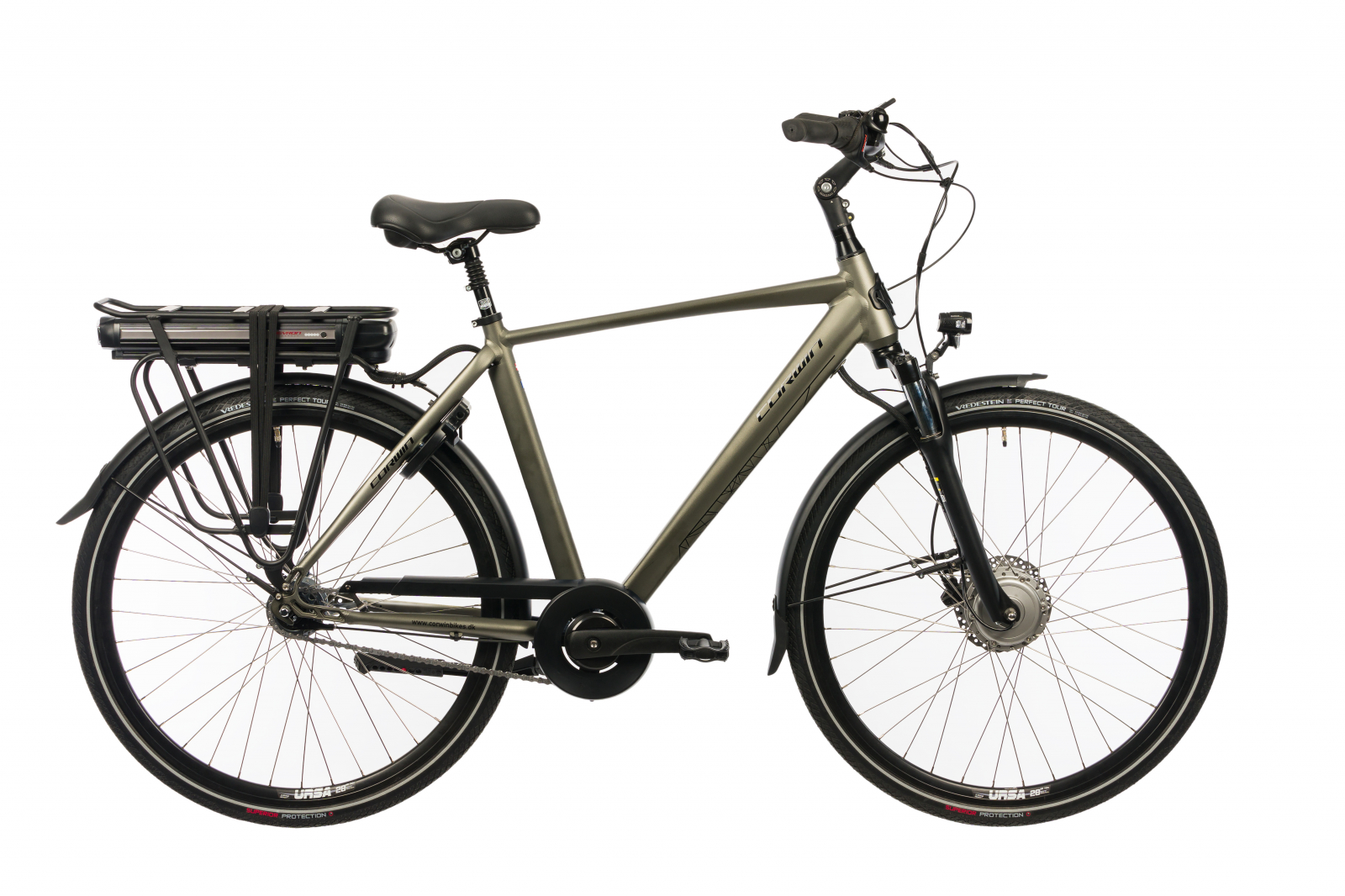 Bicicleta Electrica Corwin 28327 - 28 Inch, 530mm, Gri