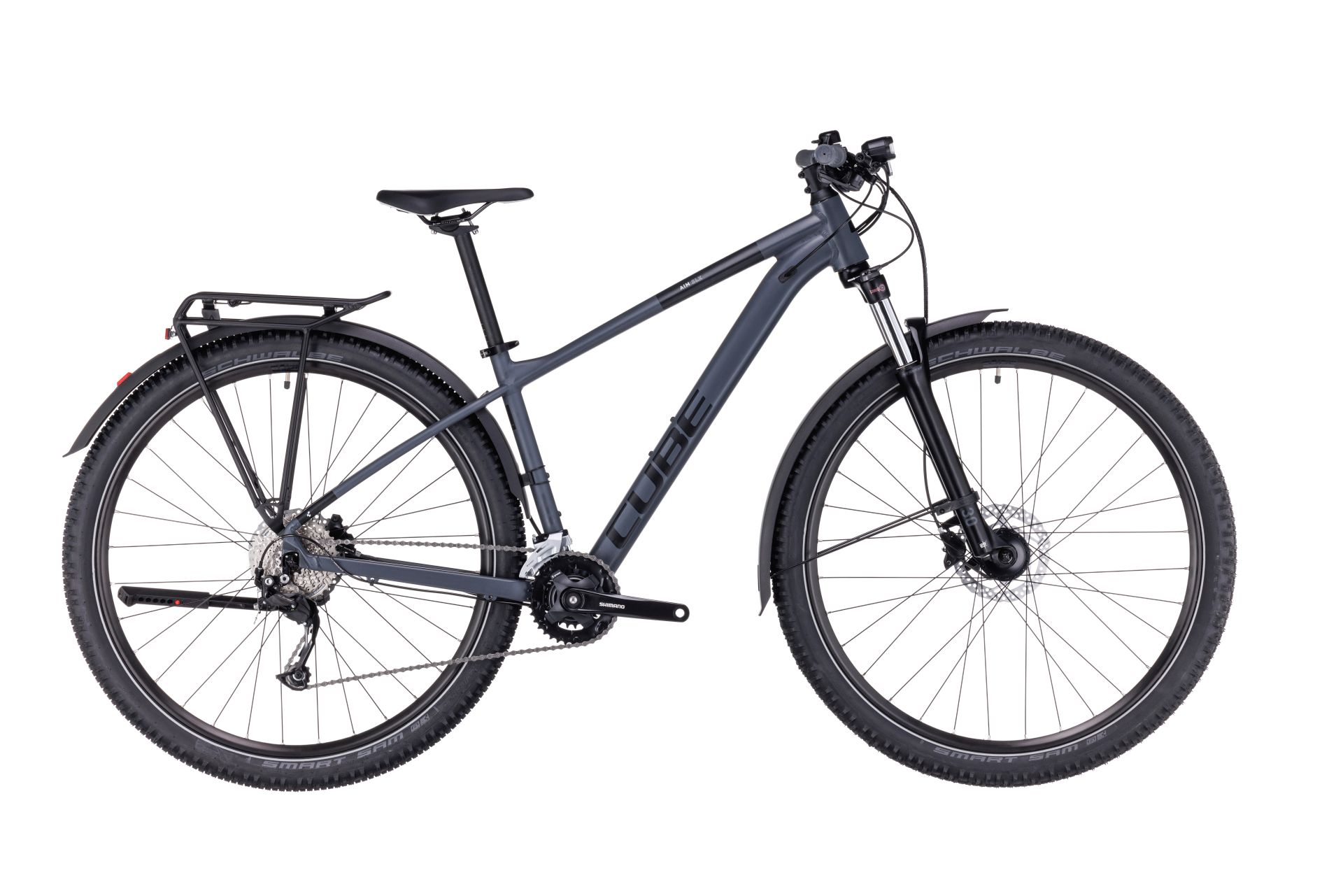 BICICLETA CUBE AIM SLX ALLROAD Grey Black 2023 cadru M (18) - roti 29