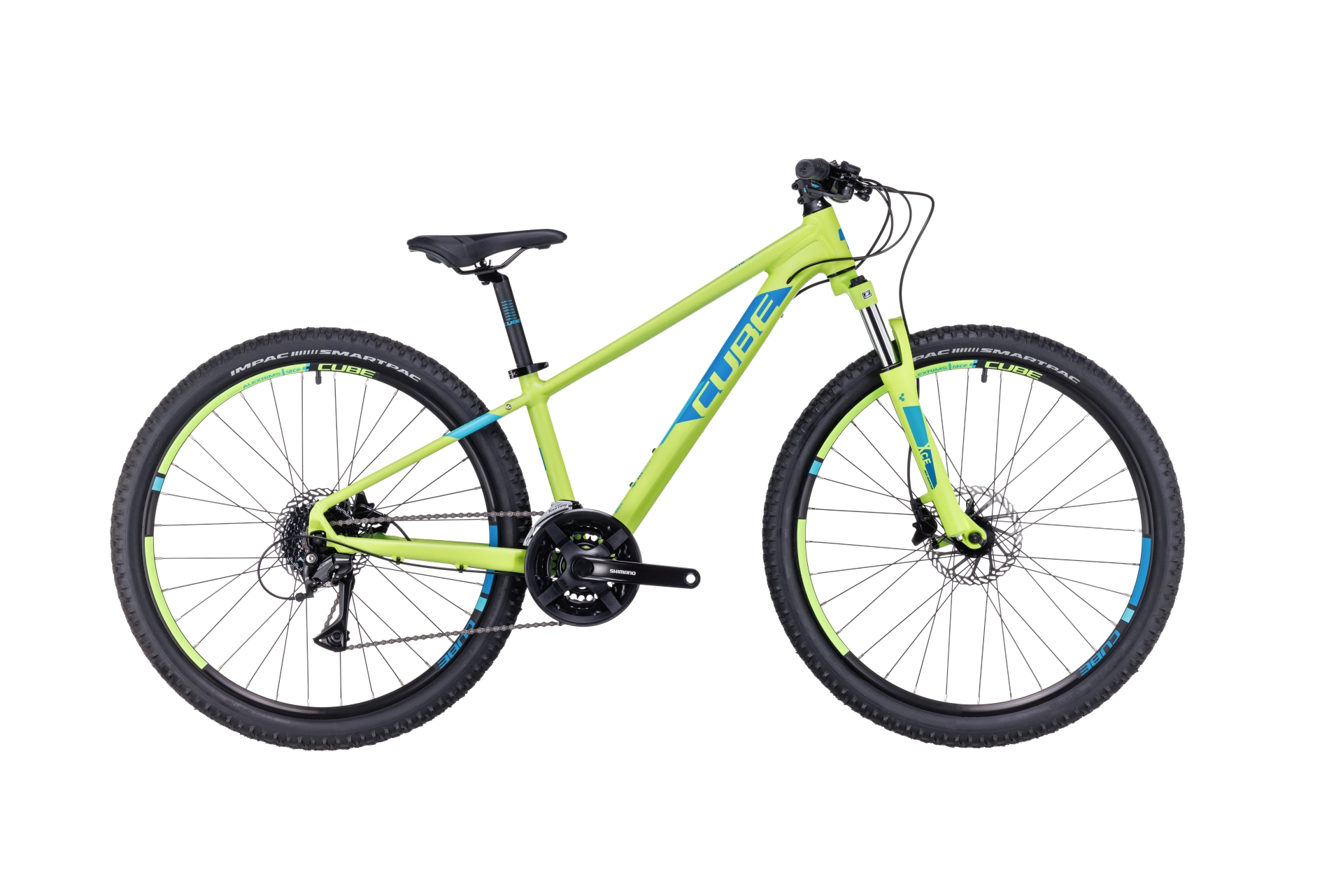 BICICLETA COPII CUBE ACID 260 DISC Green Blue 2023 roti 26