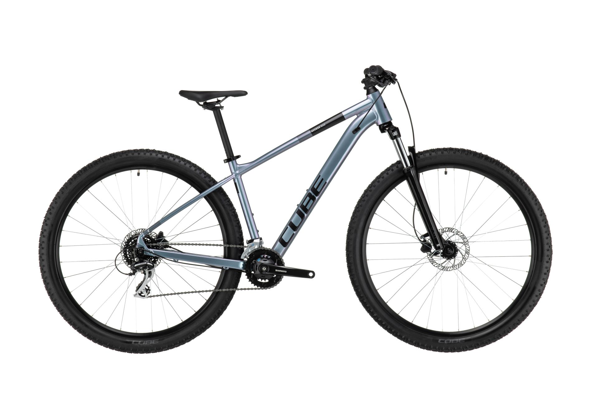 Bicicleta Mtb Cube Access EAZ 2023 - 27.5 Inch, S, Argintiu