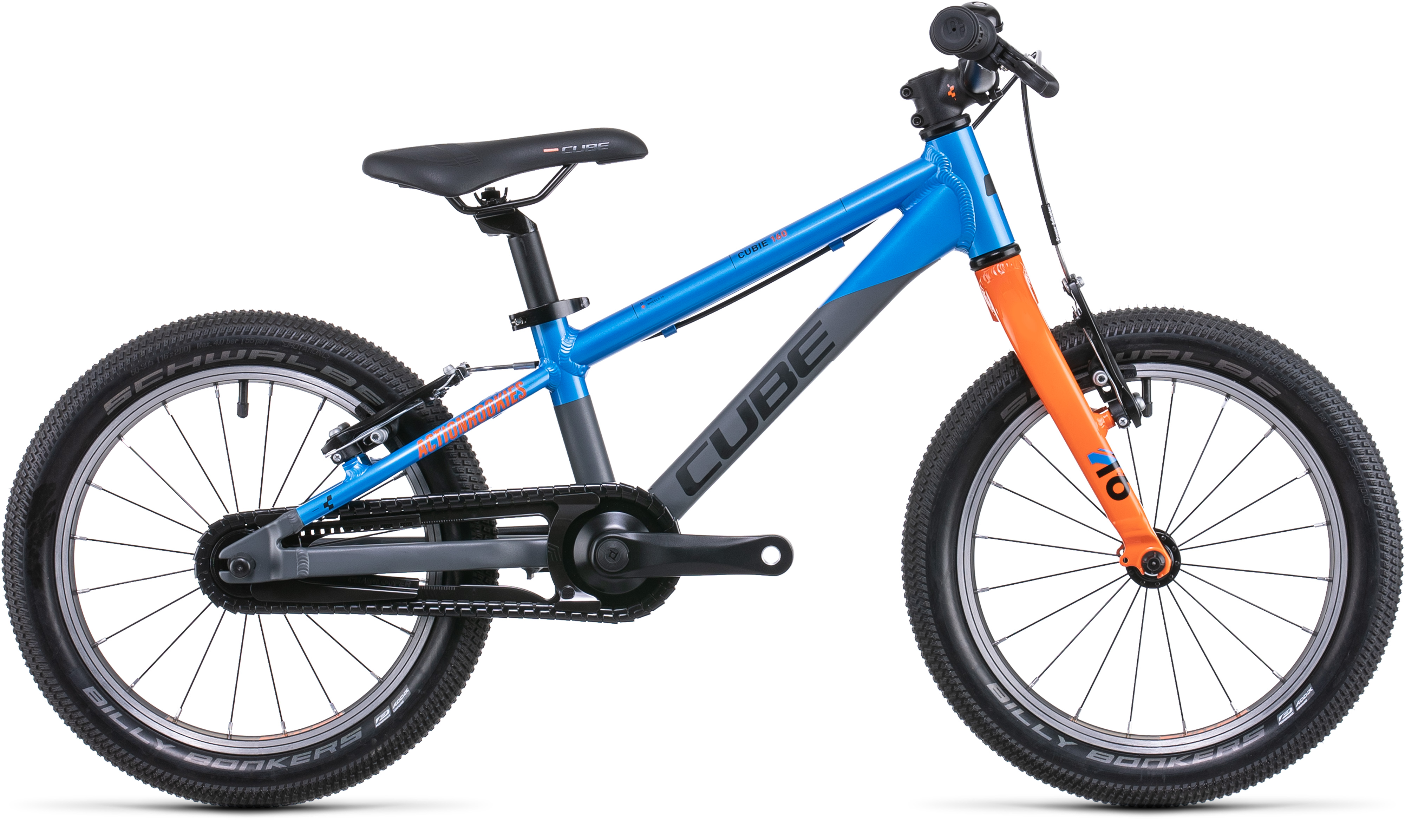 Bicicleta Cube Cubie 160 2022 - 16 Inch, Albastru-Portocaliu