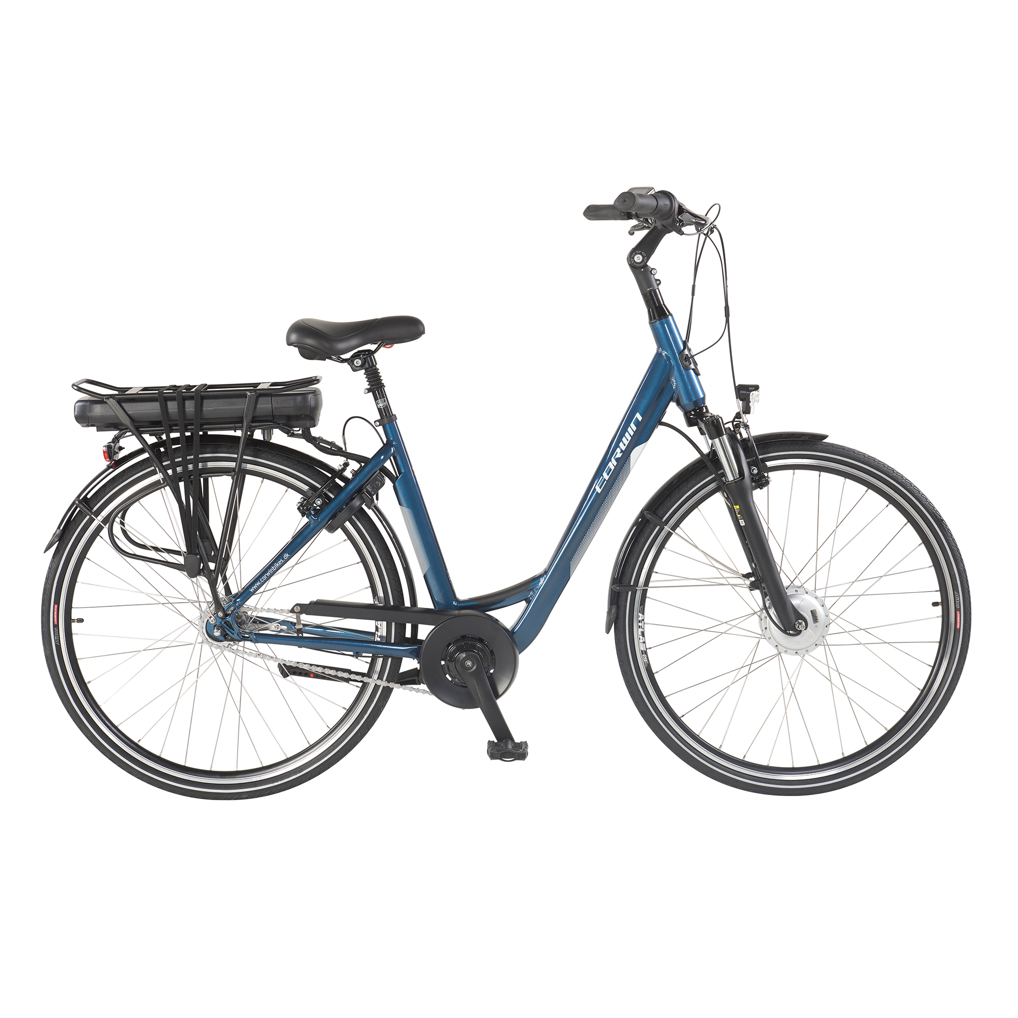 Bicicleta Electrica Corwin 28122 - 28 Inch, 530mm, Albastru