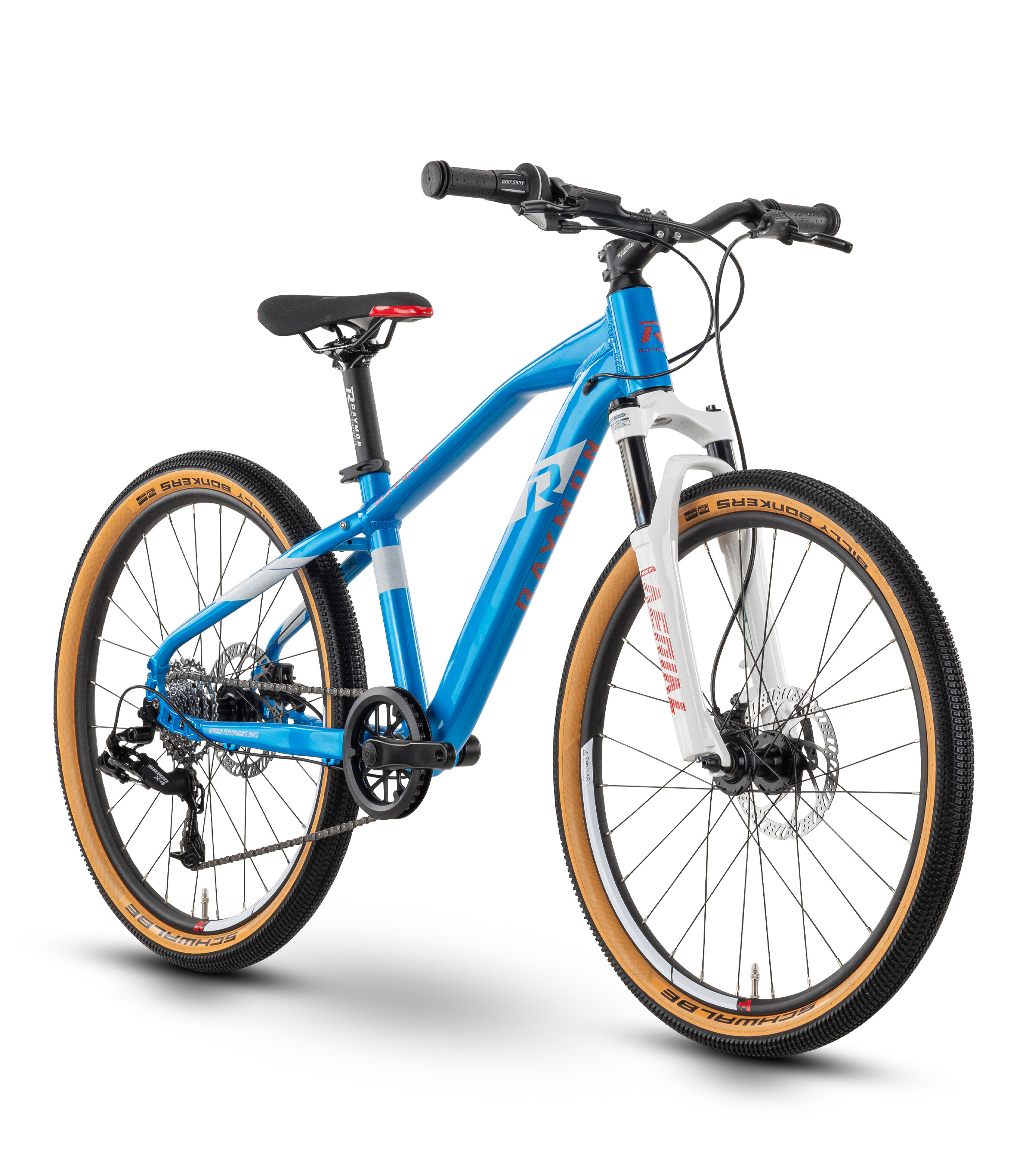 Bicicleta Copii Raymon FourRay 4.0 - 24 Inch, 330 mm, Albastru