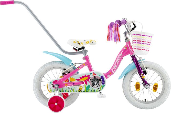 Bicicleta Copii Polar 2024 Summer - 14 Inch, Roz-Albastru