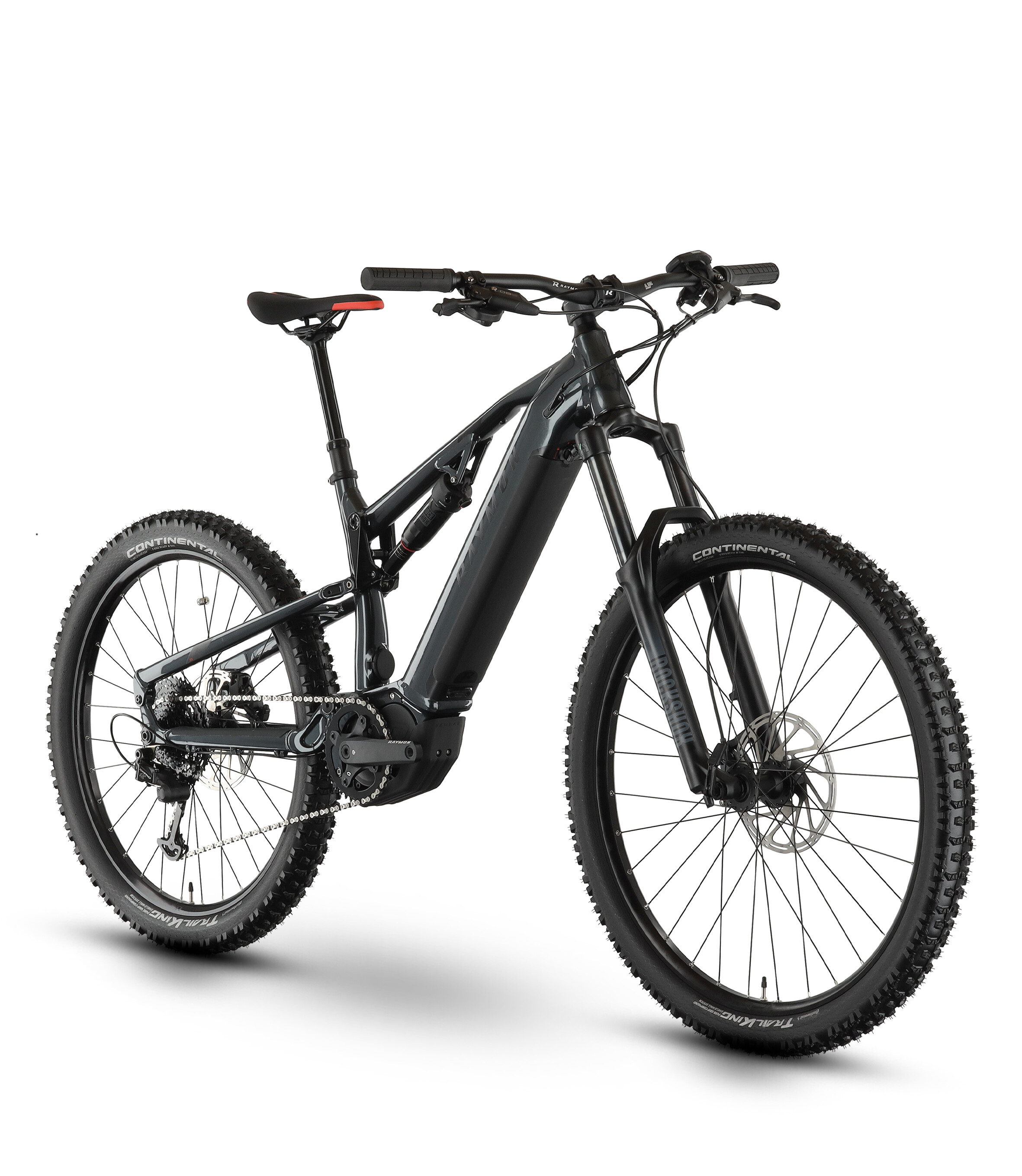 Bicicleta Electrica Full Suspension Raymon TrailRay 160E 7.0 - 29 Inch, L, Gri