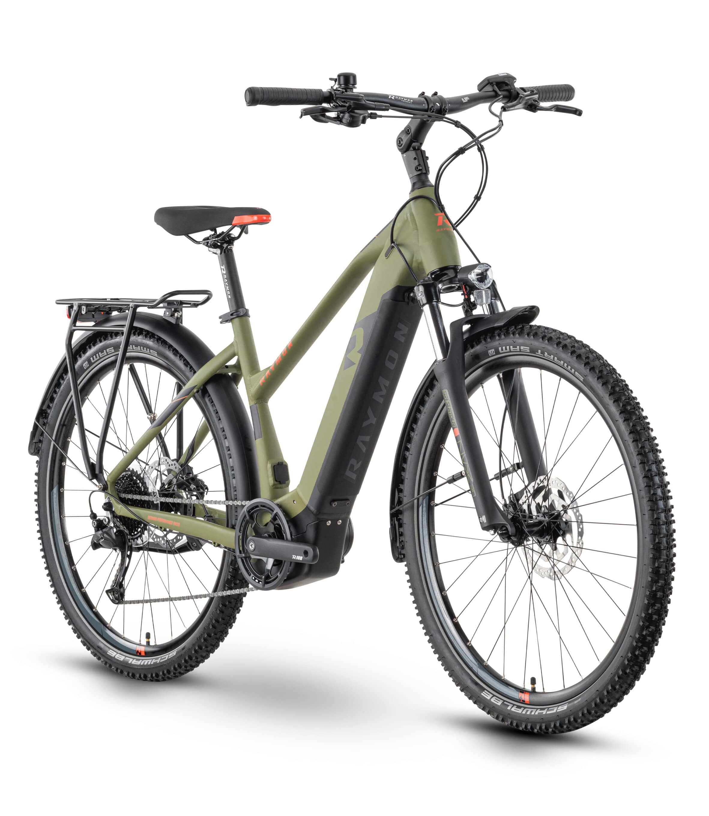 Bicicleta Electrica Oras Raymon CrossRay E 5.0 Lady - 27.5 Inch M, Verde