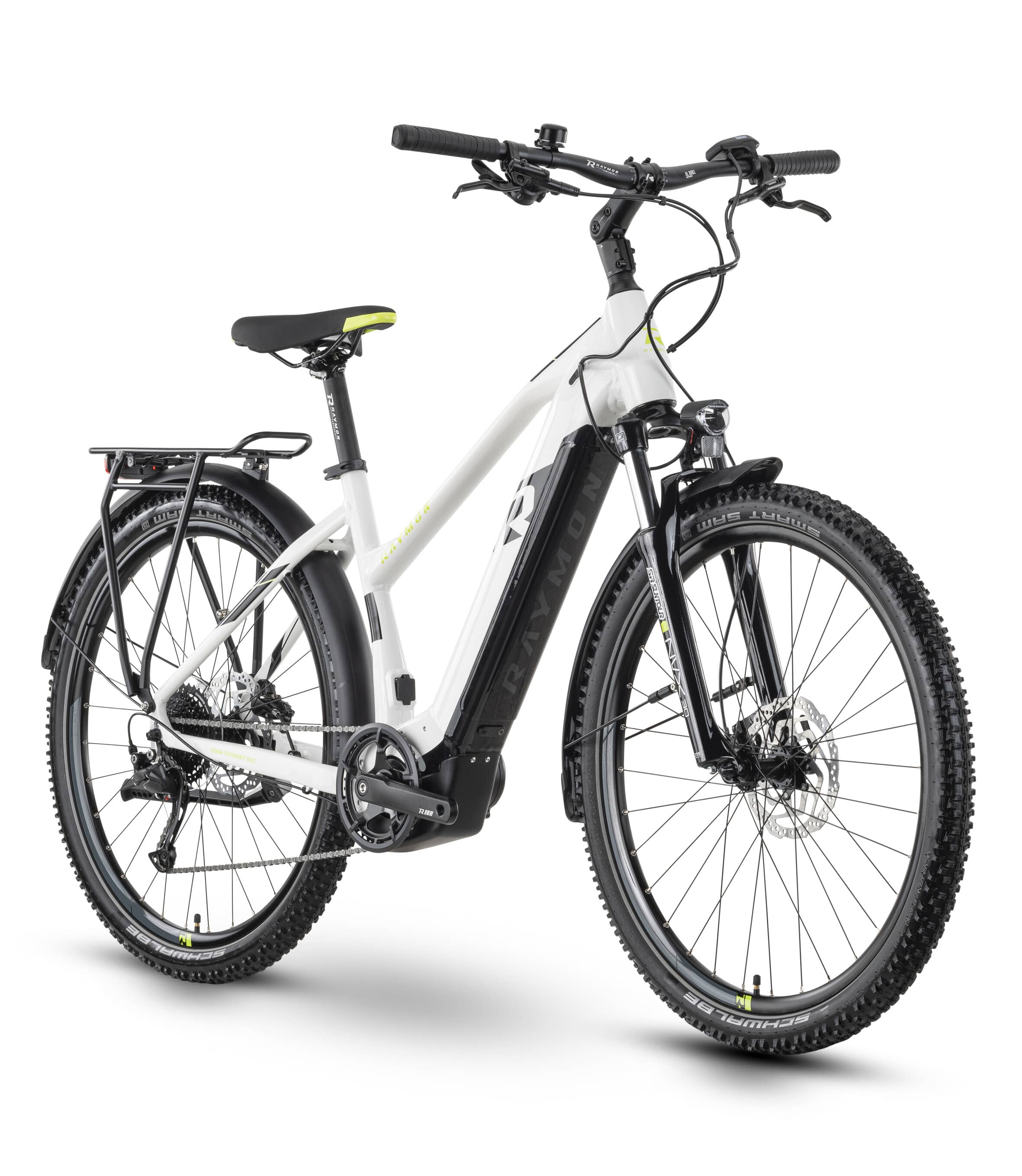 Bicicleta Electrica Oras Raymon CrossRay E 5.0 Lady - 27.5 Inch L, Alb