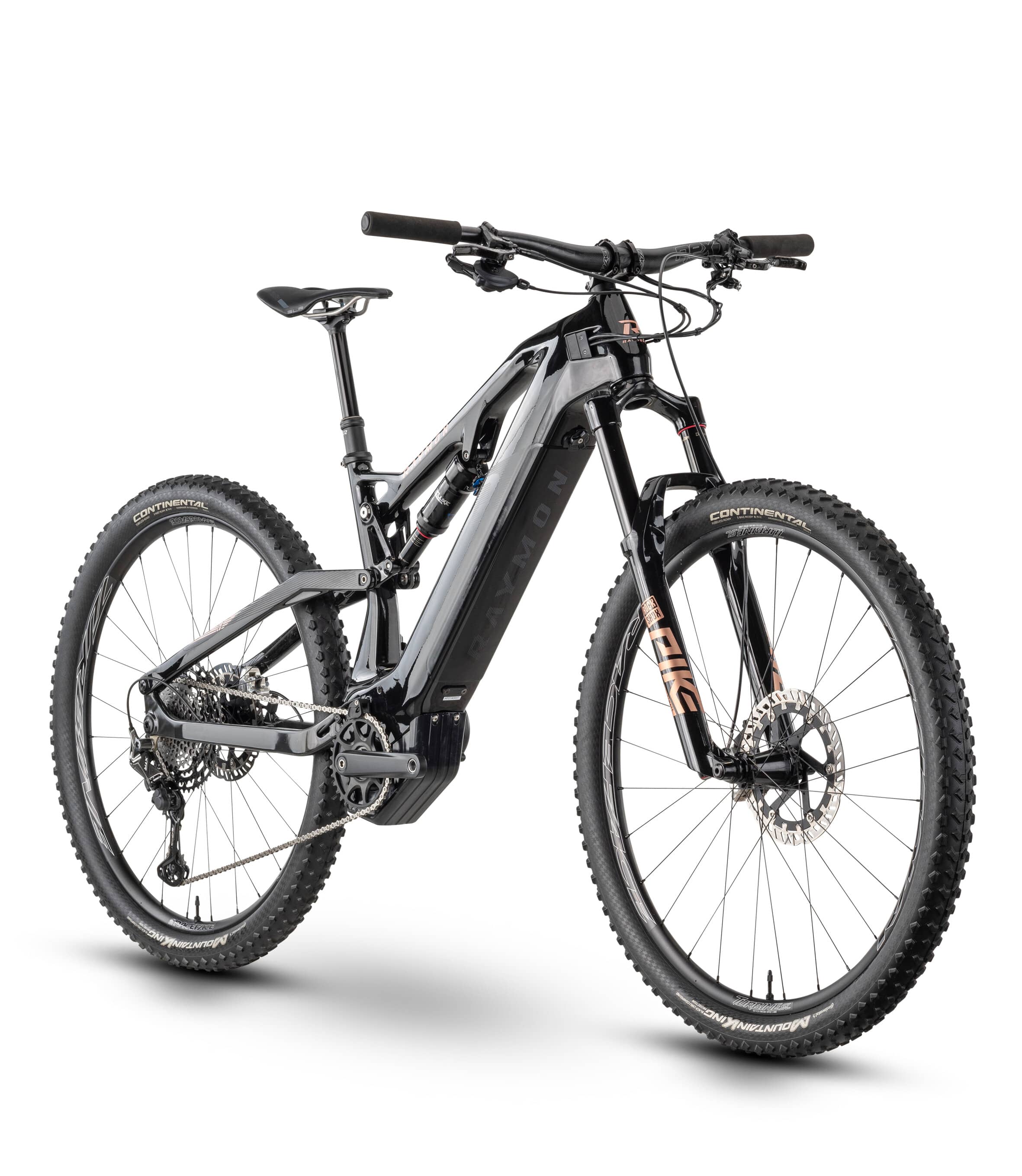 Bicicleta Electrica Full Suspension Raymon AirRay 12.0 - 29 Inch, M, Negru - XTR