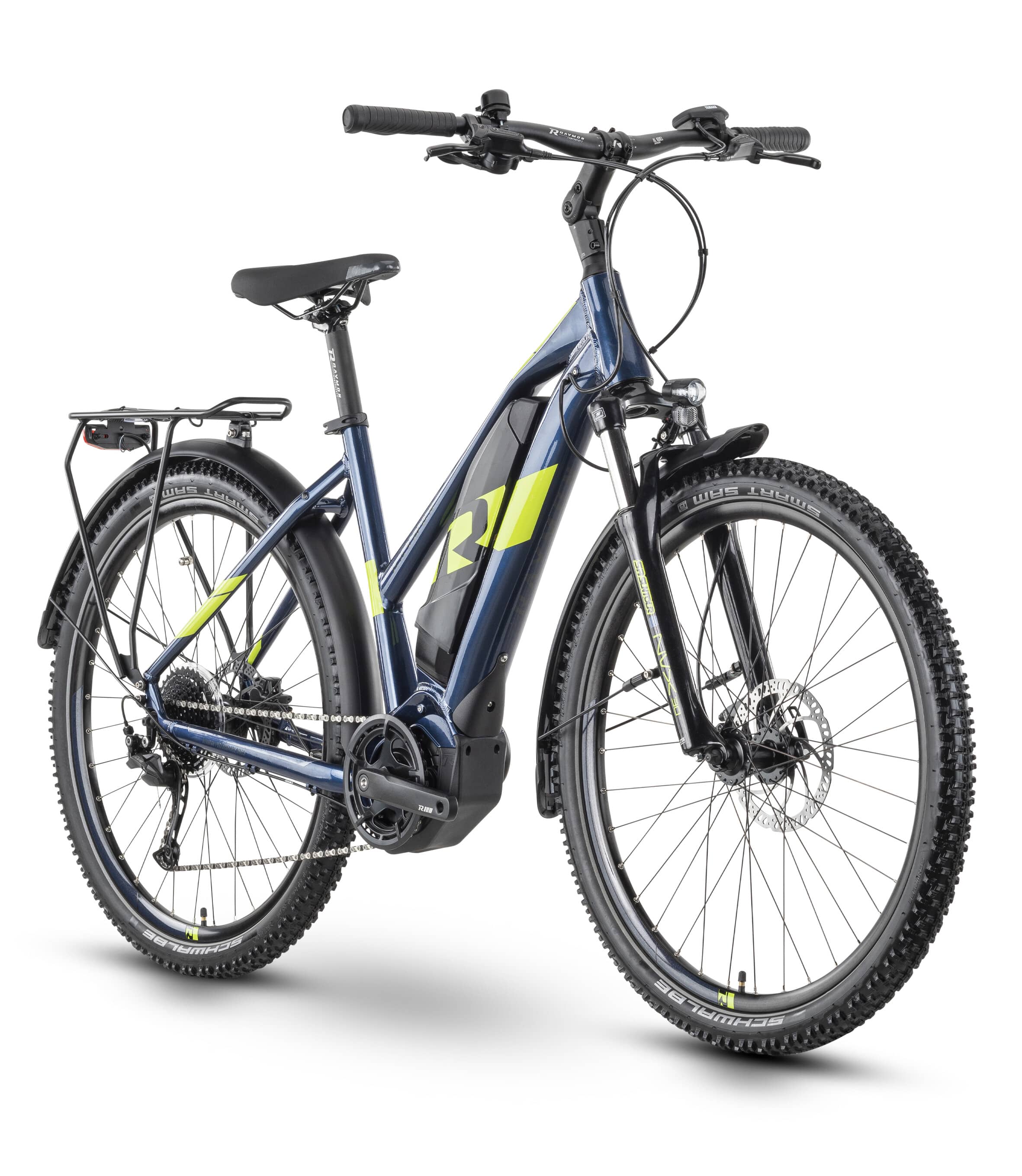 Bicicleta Electrica Oras Raymon CrossRay E 3.0 Lady - 27.5 Inch, S, Albastru - T350