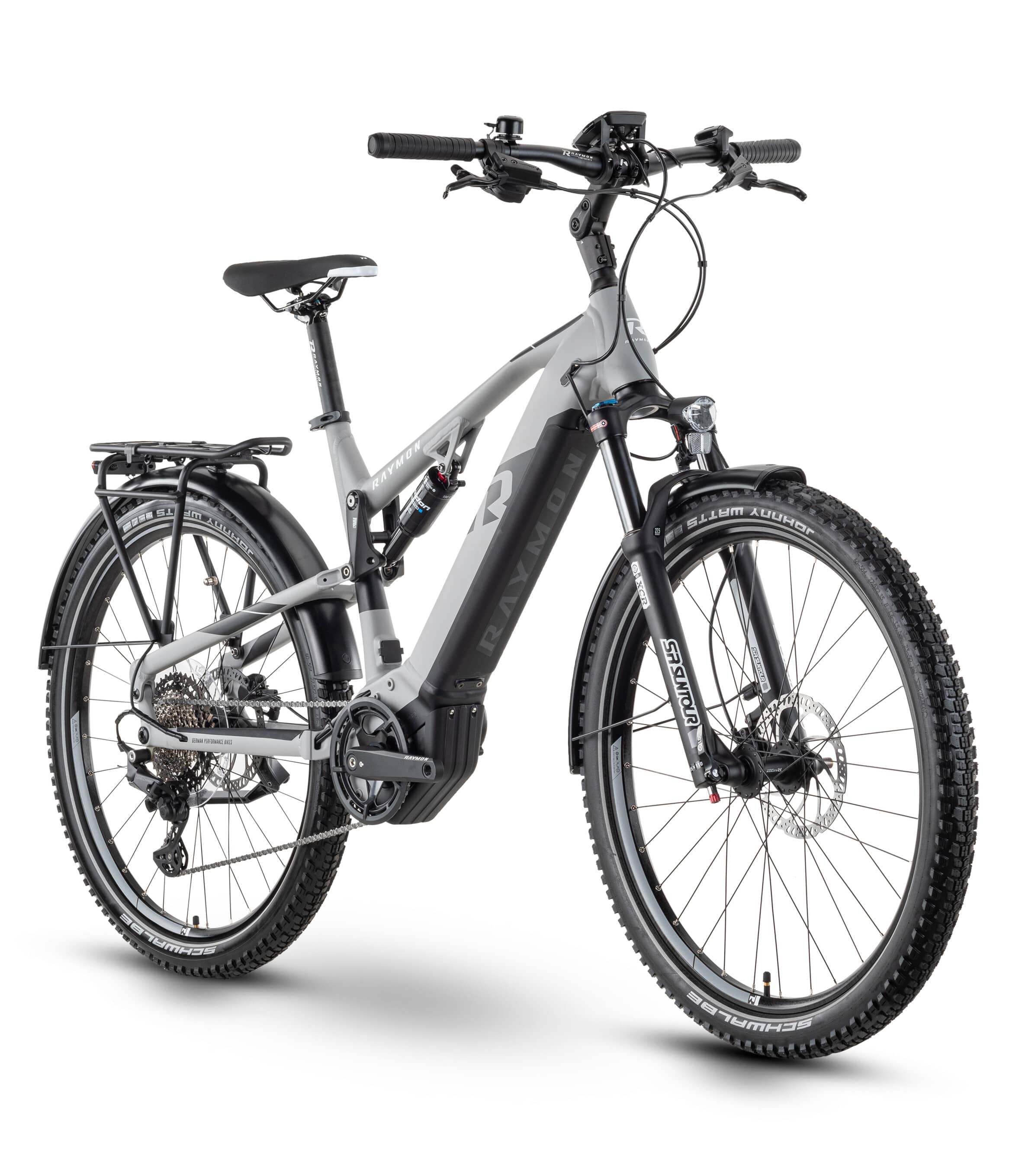 Bicicleta Electrica Oras Raymon CrossRay FS E 5.0 - 27.5 Inch, XXL, Gri - M350