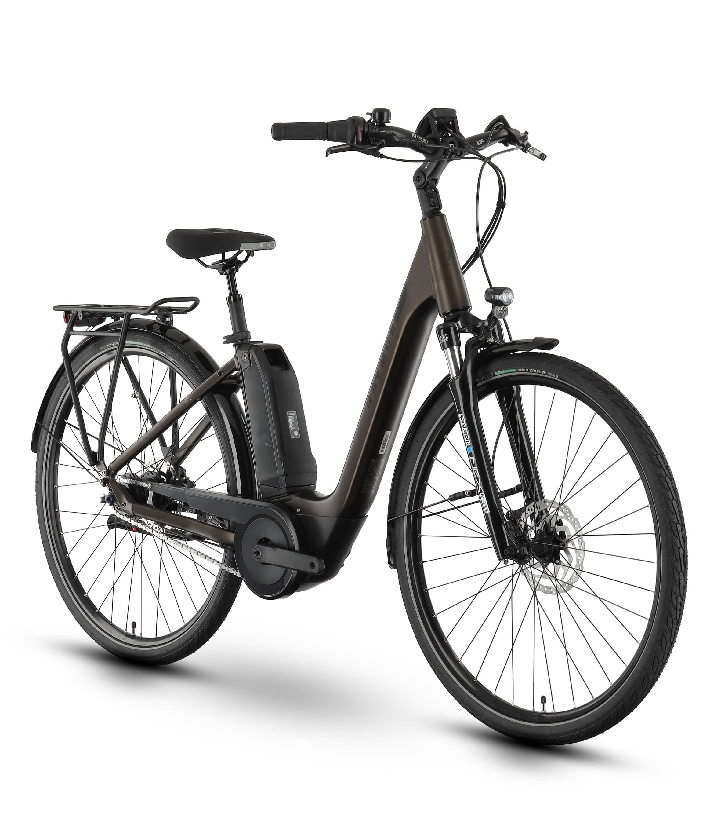 Bicicleta Electrica Oras Raymon CityRay E 4.0 SE CB - 26 Inch, M, Maro