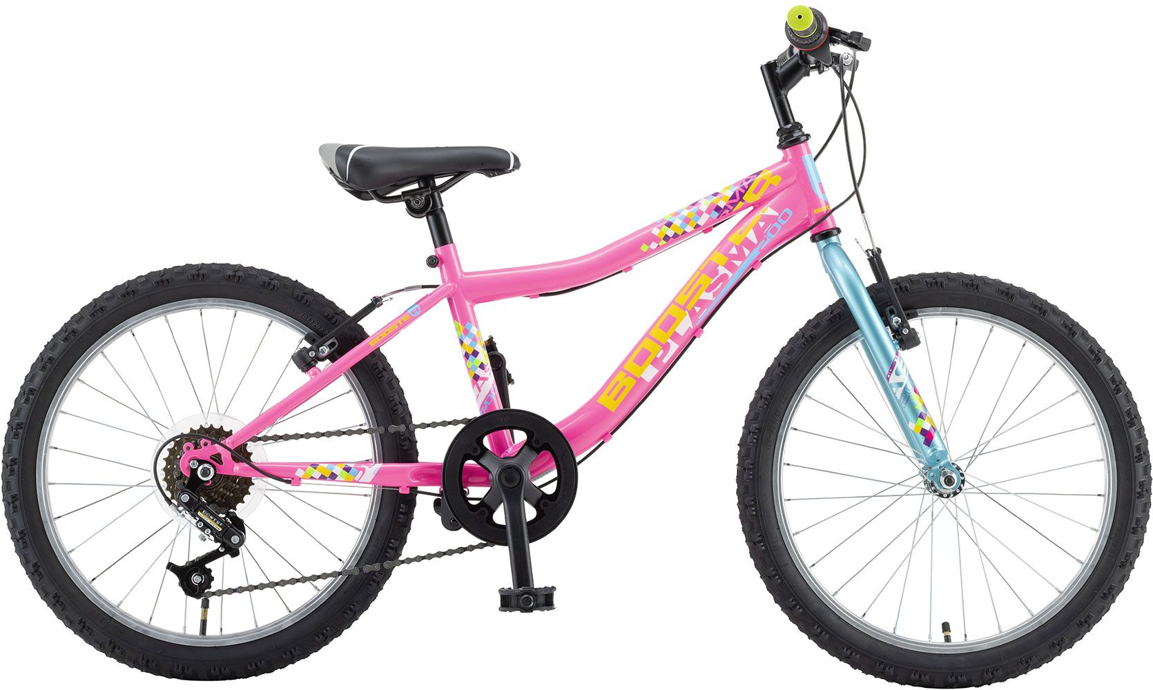 Bicicleta Copii Booster Plasma - 20 Inch, Roz-Albastru