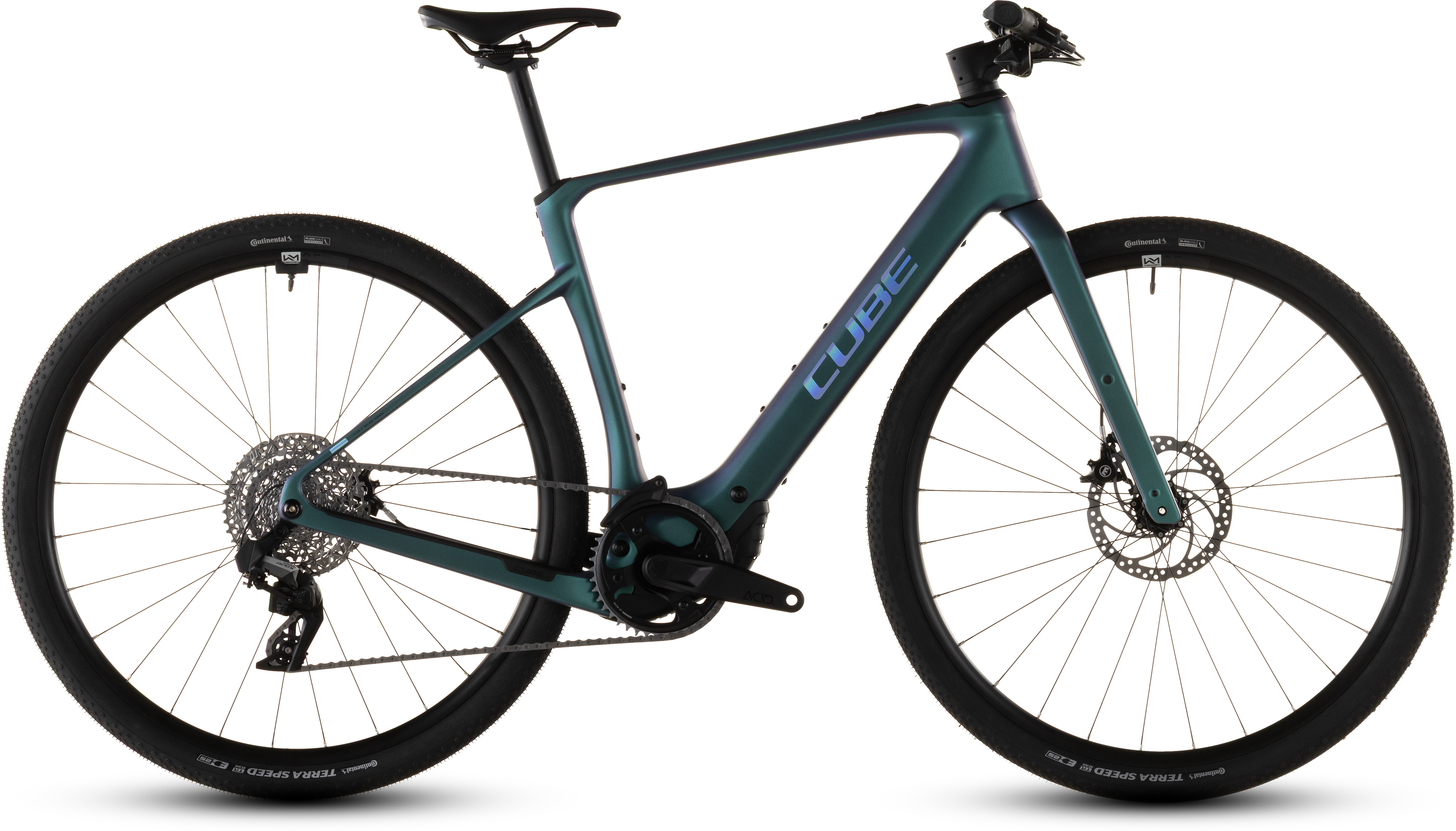 BICICLETA ELECTRICA CUBE NULANE HYBRID C:62 SLX 400X POLARLIGHT