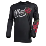 Bluza Ciclism Femei O'Neal Element Women Roses - M, Negru-Rosu