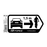 Sticker Force Safety pentru masina 184 x 84 mm, negru