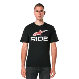 Tricou Alpinestars Ride 4.0 CSF Tee Black/White/Red S