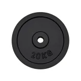 Disc Greutate Dhs Otel, 20 Kg, Negru