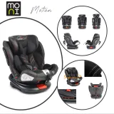 Scaun Auto Rotativ cu Isofix Leather Motion 0-36 Kg - Negru