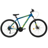 Bicicleta MTB Colinelli COL27, Marimea M, 29 inch, Albastru, Schimbator Shimano Altus, 24 Viteze, Cadru Aluminiu, Frane pe Disc