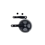 Angrenaj triplu AMAR, 24/34/42T, brate 170 mm, otel, cu disc protector, negru