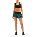 2XU - Short alergare XVENT Free Short 3" W - Rain Spot- Ocean Teal