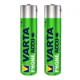 Varta - set acumulatori AAA Recharge Accu Phone 550 mAh - 2 buc