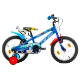 Bicicleta Copii DHS Police - 16 Inch, Albastru, Reambalat