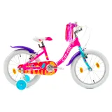 Bicicleta Copii DHS Icecream - 18 Inch, Roz Reambalat