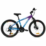 Bicicleta Copii Dhs Terrana 2423B, model 2026 - 24 Inch, Violet-Albastru