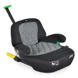 Scaun auto copii Cangaroo Jax 125-150 cm, 6-12 ani, siguranta si confort in masina, Gri/Negru