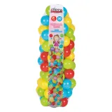 Set 50 bile colorate pentru piscina cu bile Pilsan, diametru 9 cm, pentru copii
