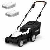 Masina de tuns gazonul Litheli U20LM00 Brushless, 2x20V, 2 acumulatori 2Ah inclusi, latime taiere 330 mm