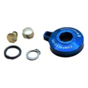 Motion Control Compression Knob Standard Alum W/ Cir-Clip - Blue