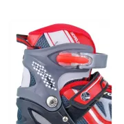 Role Copii, Reglabile 2 in 1 Nils Extreme NH900A, S, 30-33, Gri-Rosu