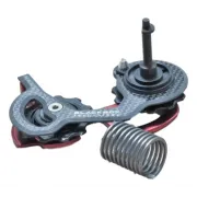 Select X0 Rear Derailleur Cage Kit Carbon - Short, Red