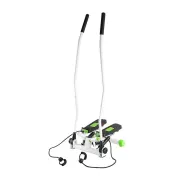 Stepper cu manere HMS S3085, alb-verde