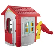 Casuta de joaca cu tobogan, Pilsan - HAPPY HOUSE WITH SLIDE