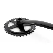 Angrenaj Pedalier Mtb Clasic - Brat 170 Mm, 1 x 1 Viteze, 38T, Negru