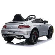 Masina Electrica Mercedes-Benz AMG C63s QY1588 - Argintiu