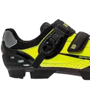 Pantofi Ciclism Brn Cross Fl Mtb - 42, Negru-Verde Fluorescent