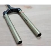 Csu U-Turn Al Steerer - 1-1/8 Inch, Black Crown, Gold