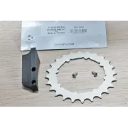 HammerSchmidt Chain Ring/Guide - 24 T, Silver