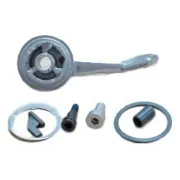 07-09 X9 Pull Lever Assy, Right New - Silver