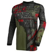 Bluza O'Neal Element Ride - M, Negru-Verde