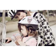 Casca Ciclism Copii Polisport Hoggy - 44-48 cm, XXS, Alb-Roz